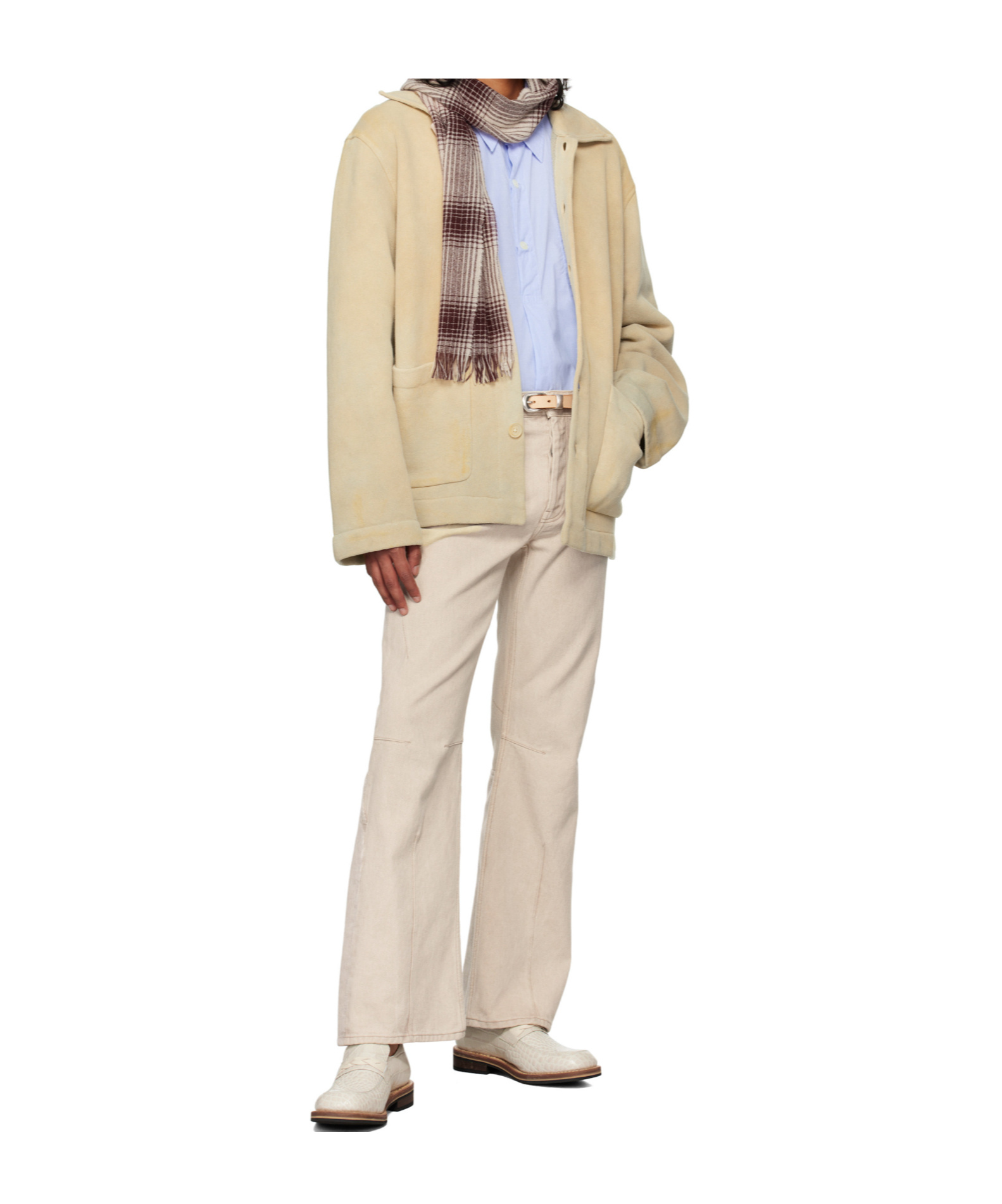 Our Legacy Long-sleeved Casual Jacket In Nude