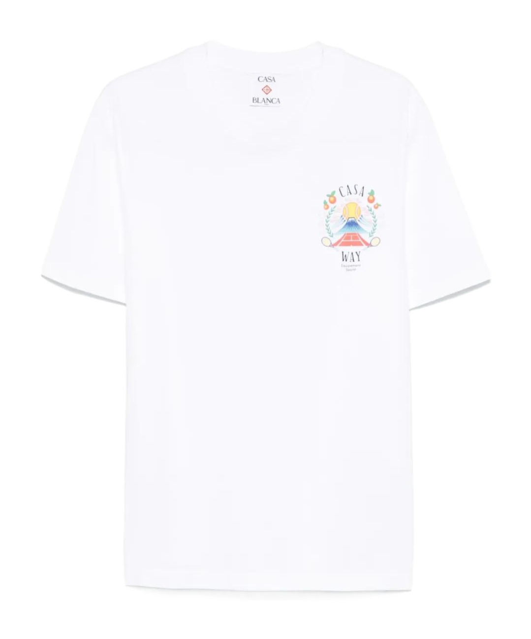 Casablanca Casa Way Mountain Printed T-shirt In Gray