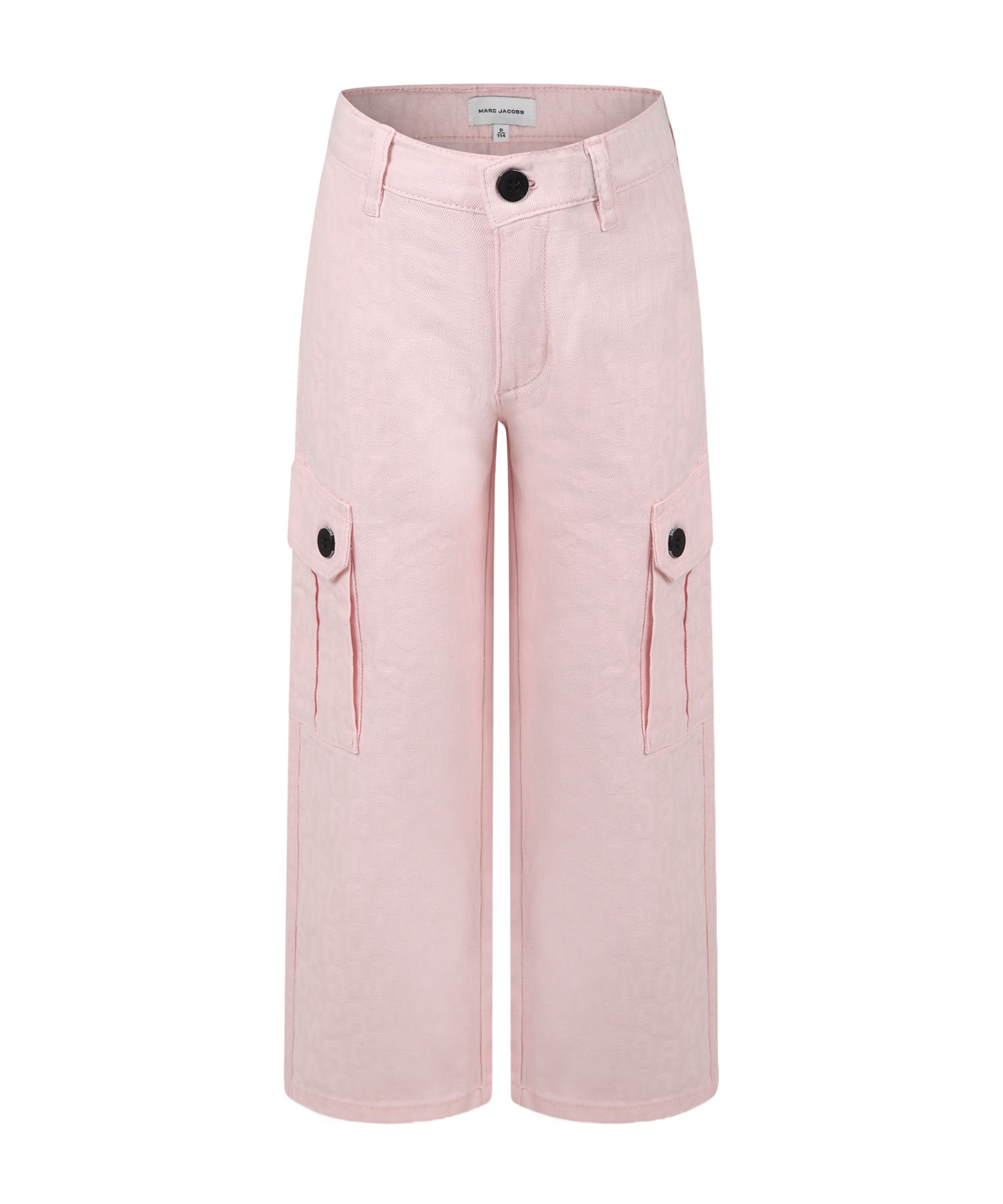 Marc Jacobs Girl's Cotton Twill Cargo Trousers In Pink