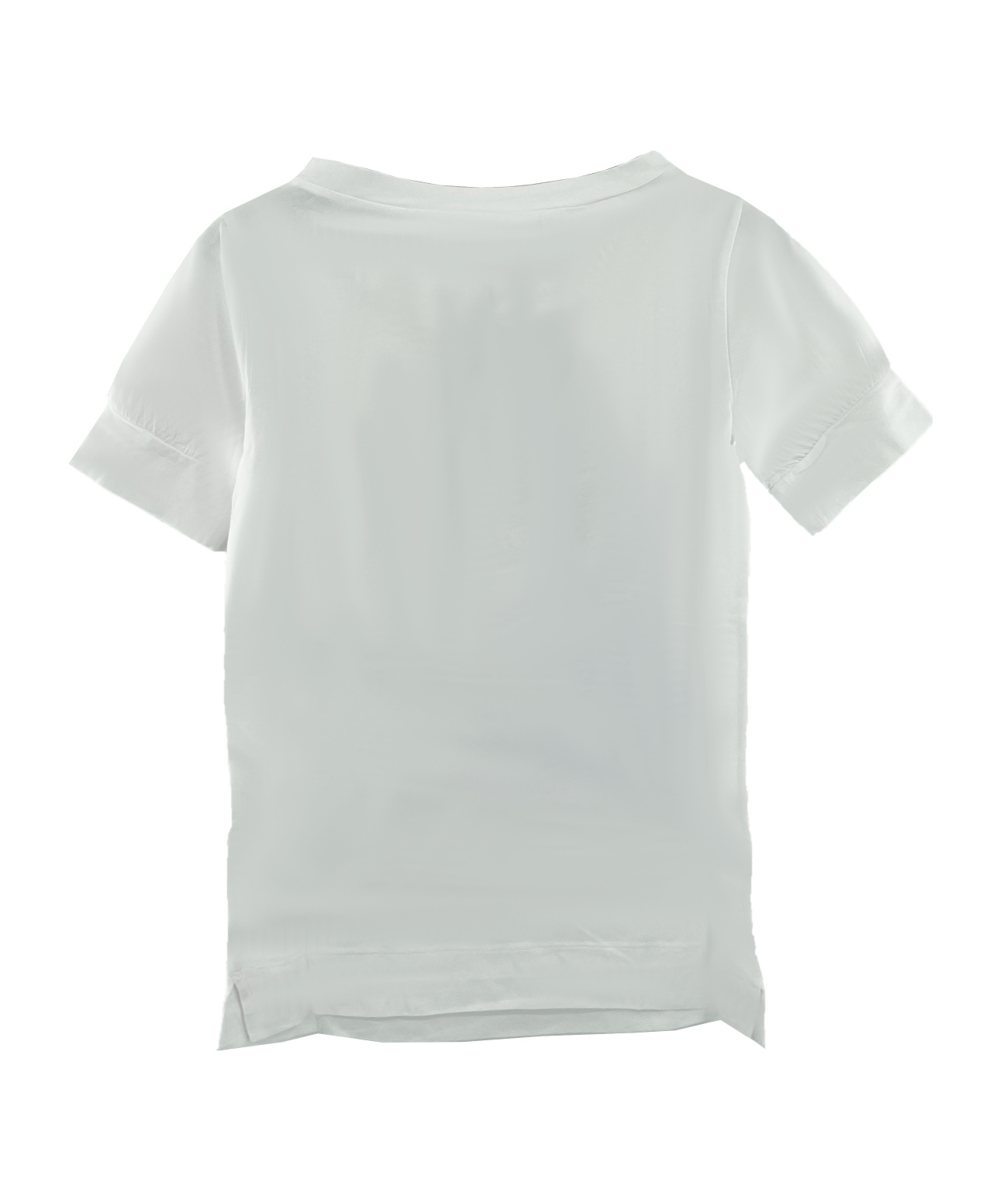Moschino Item O-neck Short-sleeved T-shirt In White