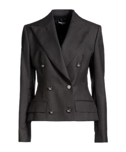 Dolce & Gabbana Doublebreasted Blazer In Black