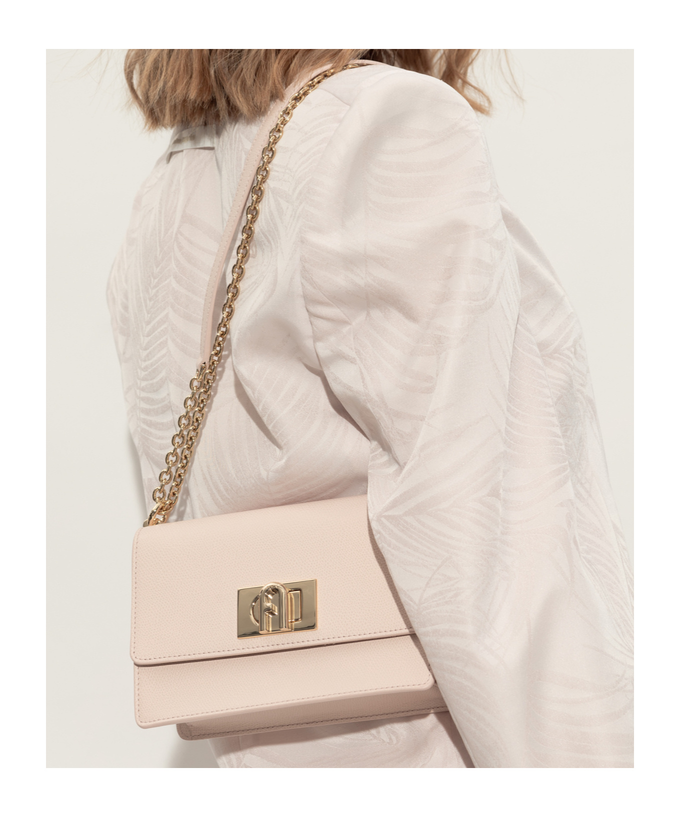 Shop Furla 1927 Shoulder Bag In Nude