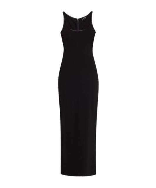 Emporio Armani Sleeveless Dress In Black
