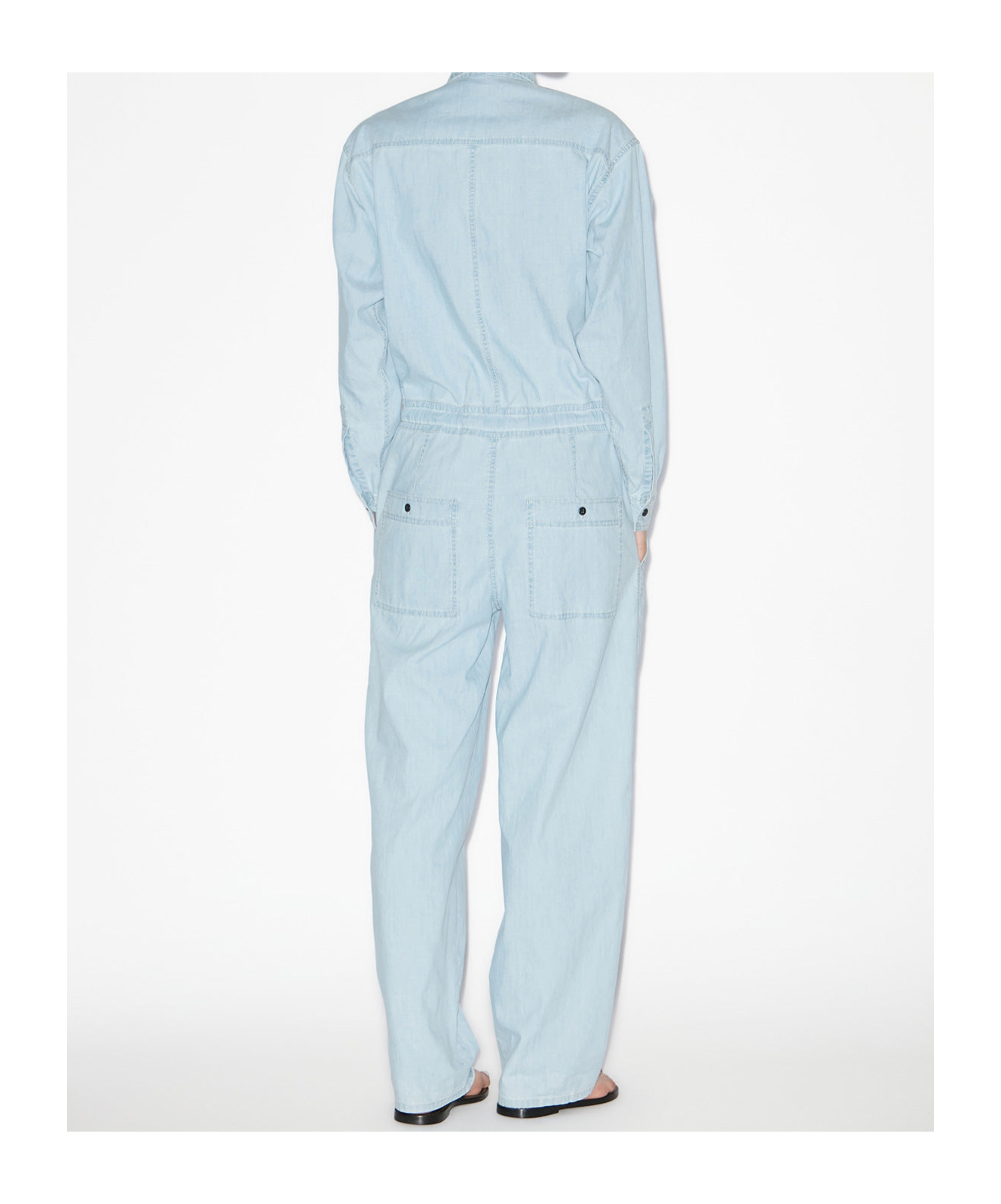 Isabel Marant Étoile Marant Etoile Women Cotton Long Jumpsuit In Blue