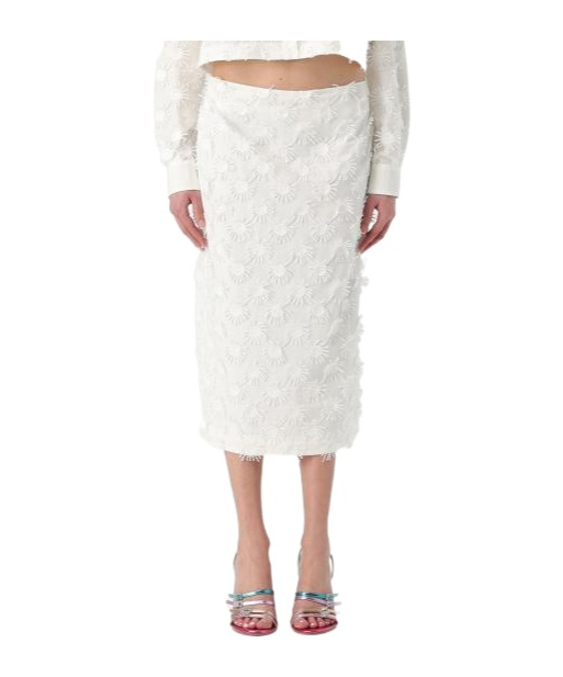 Msgm Skirts White In White