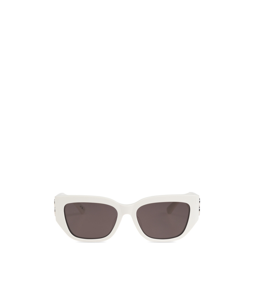 Balenciaga Bb-logo Sunglasses In White