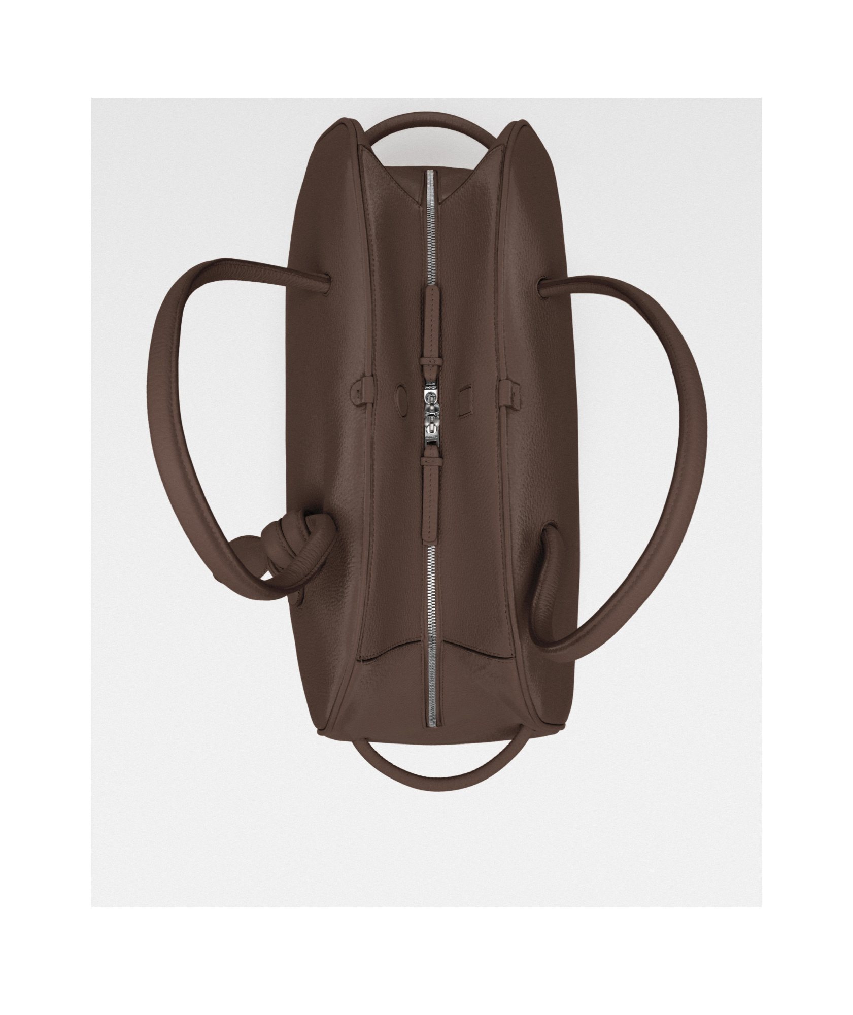 Jacquemus Large Bowling Shoulder Bag In Green