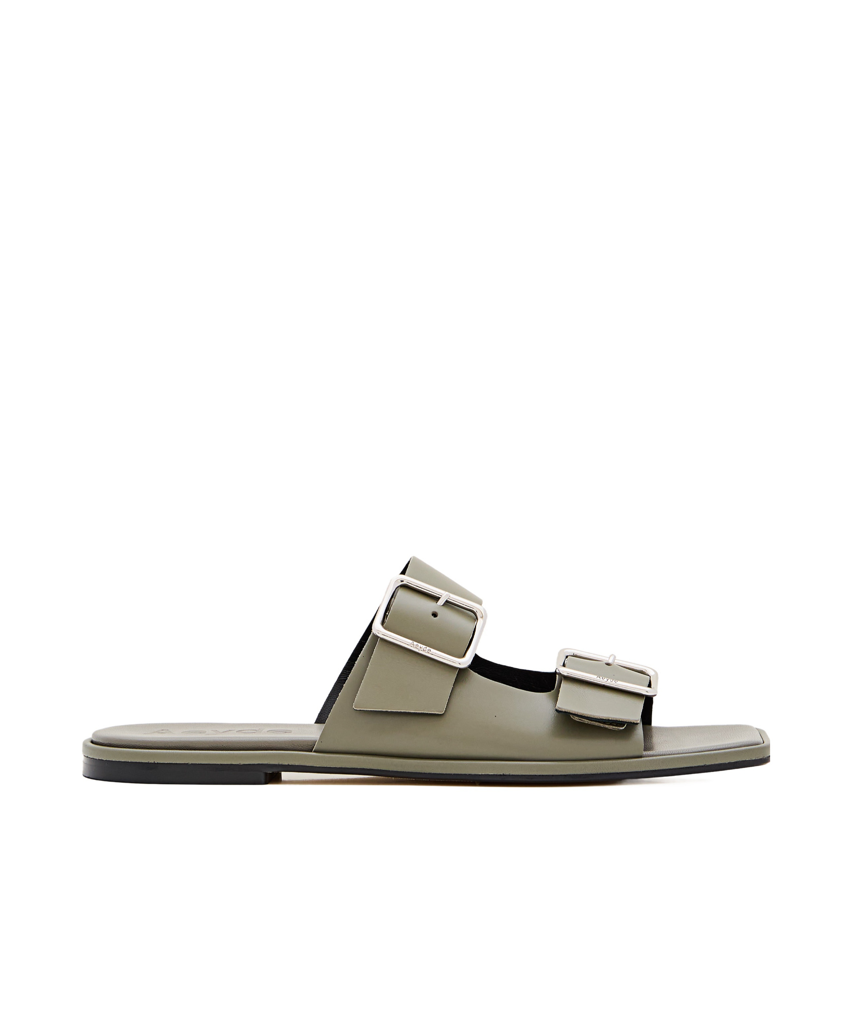Aeyde Open-toe Slippers In Green