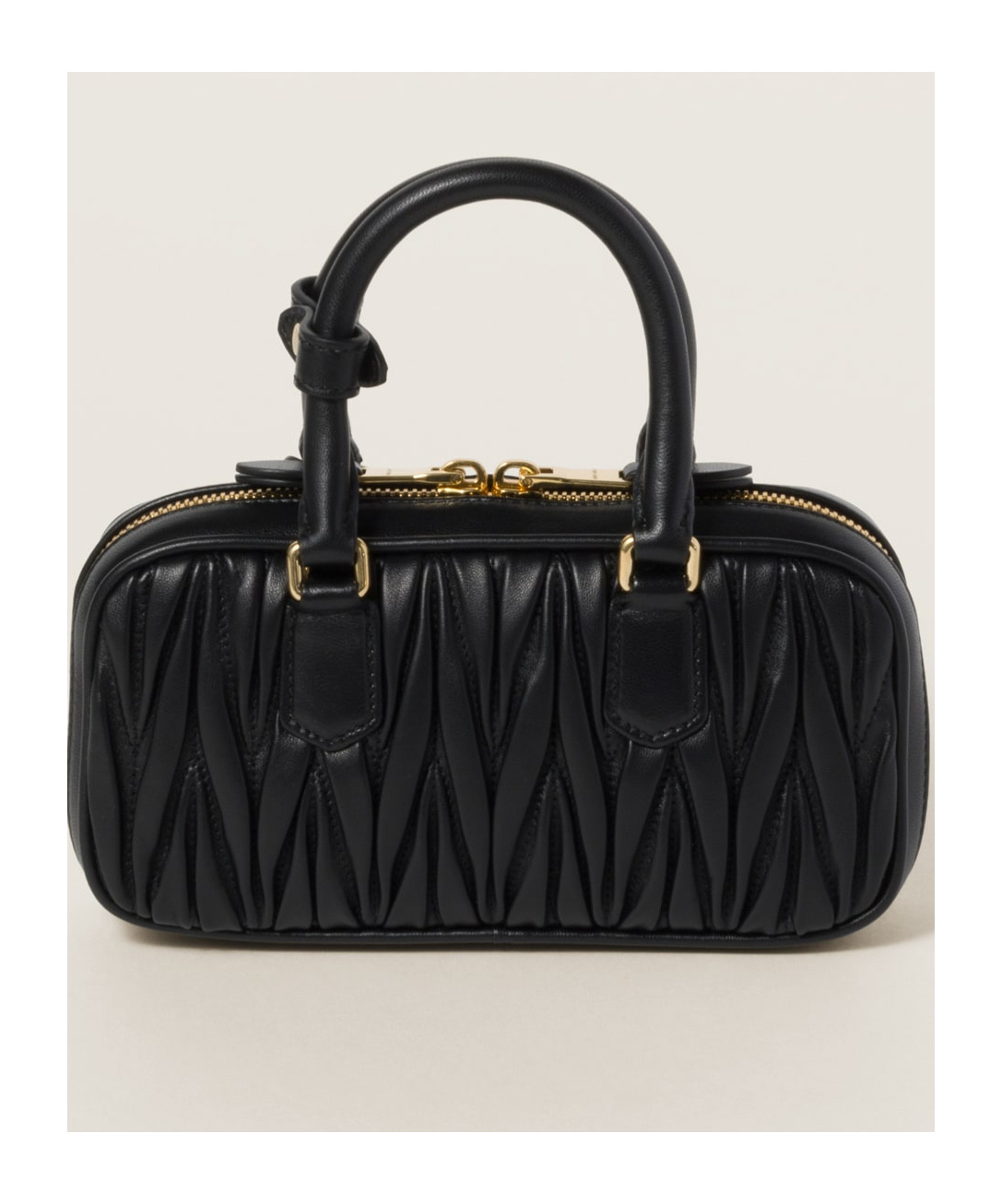 Miu Miu Arcadie Bag In Quilted Nappa In Black