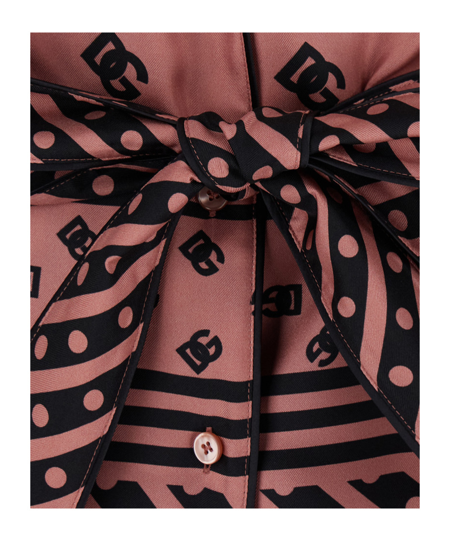 Dolce & Gabbana Short-sleeved Shirt In Pink