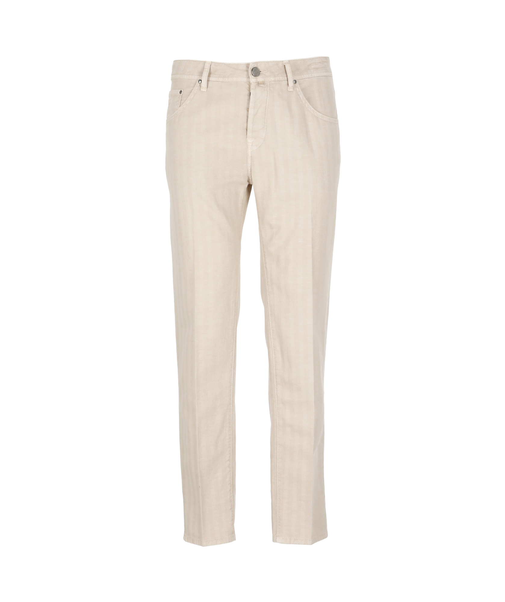 Jacob Cohen Beige Cotton Jeans In Neutral