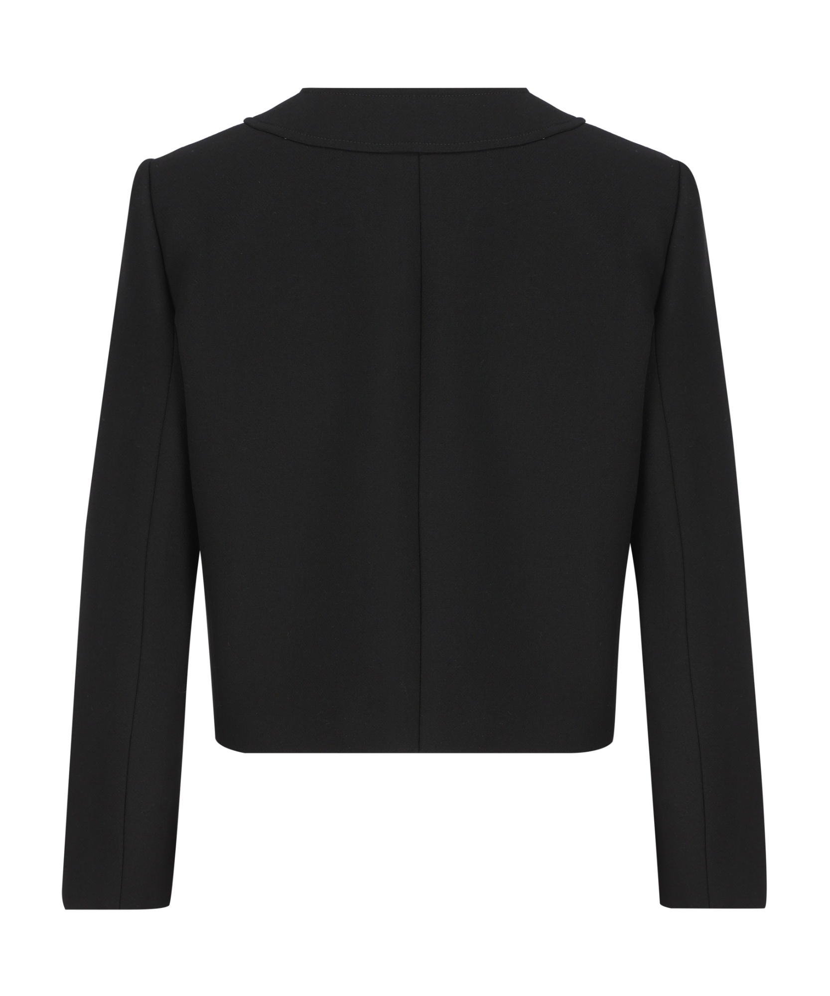 Celine Wool Jacket With Maxi Buttons In Black