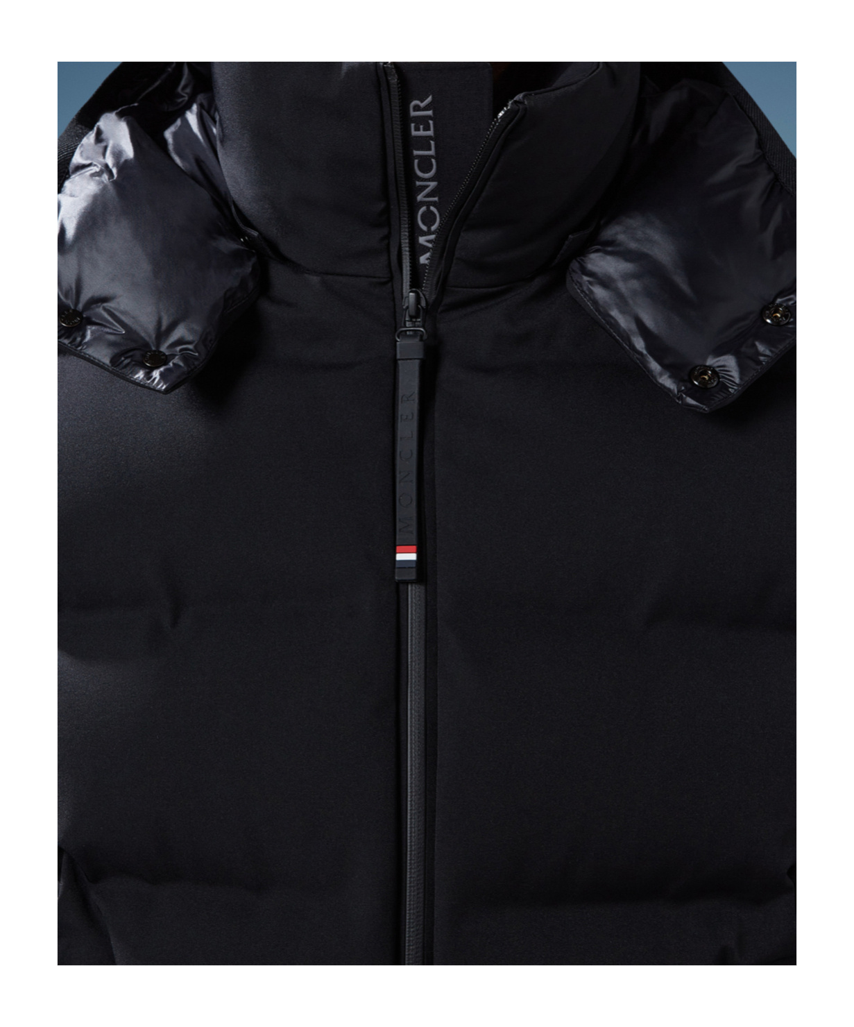 Moncler Montgetech Ski Down Jacket With Hood In Black
