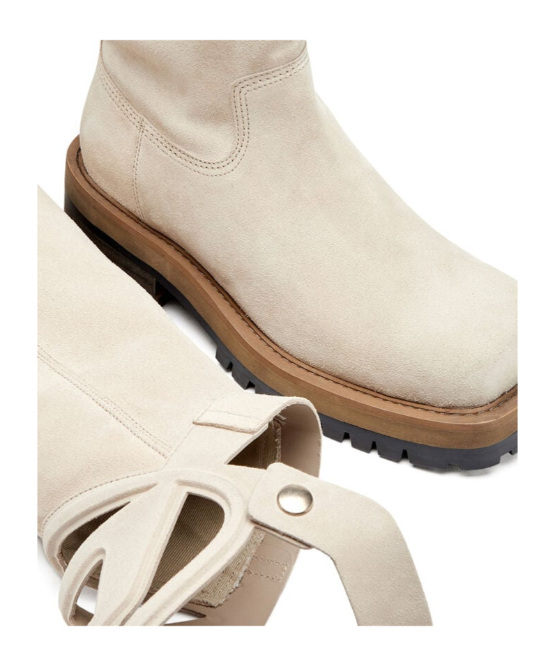 Diesel D-texan 2in2 Ch Boots In Nude