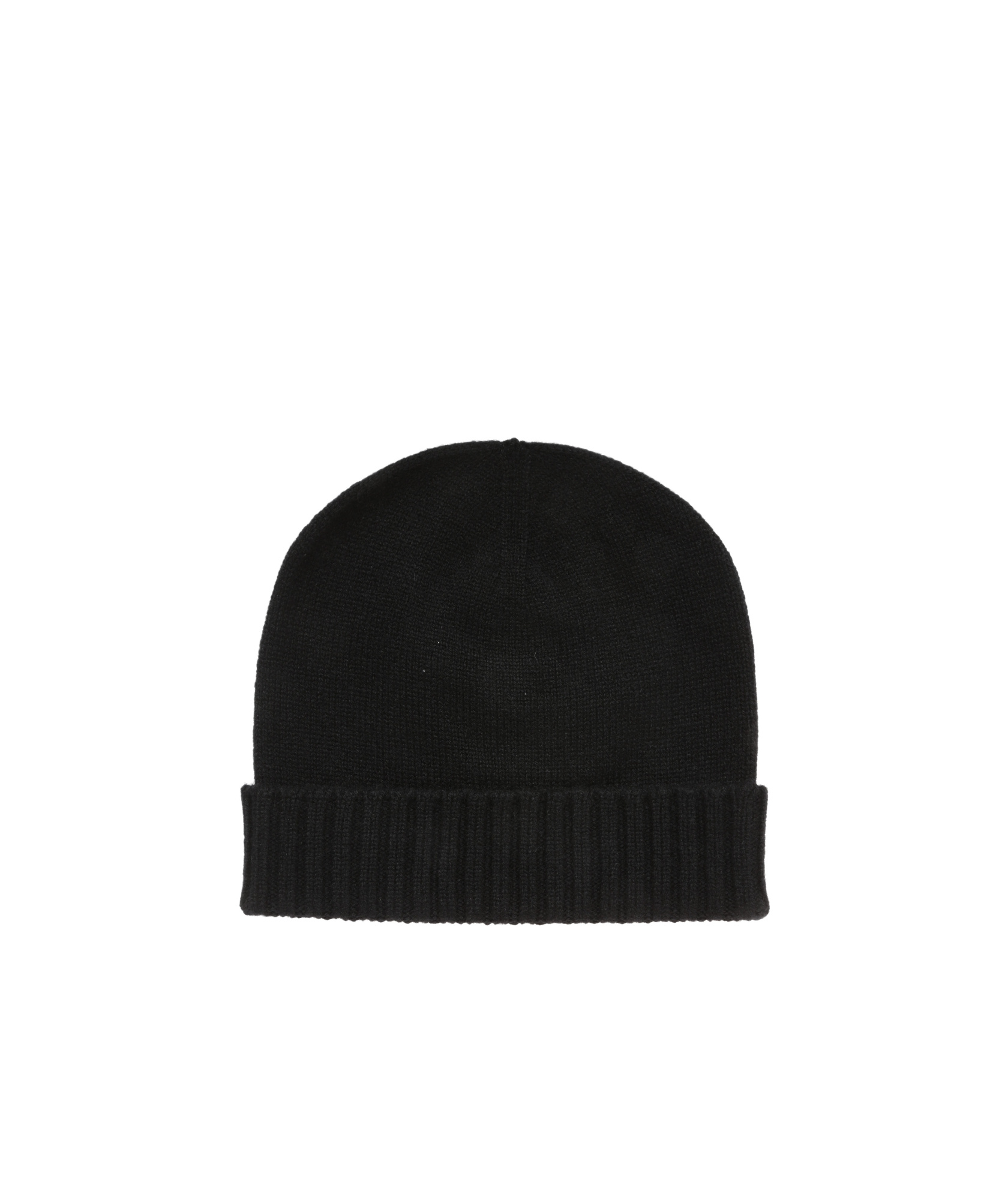 Malo Ribbed-trim Cashmere Beanie In Black