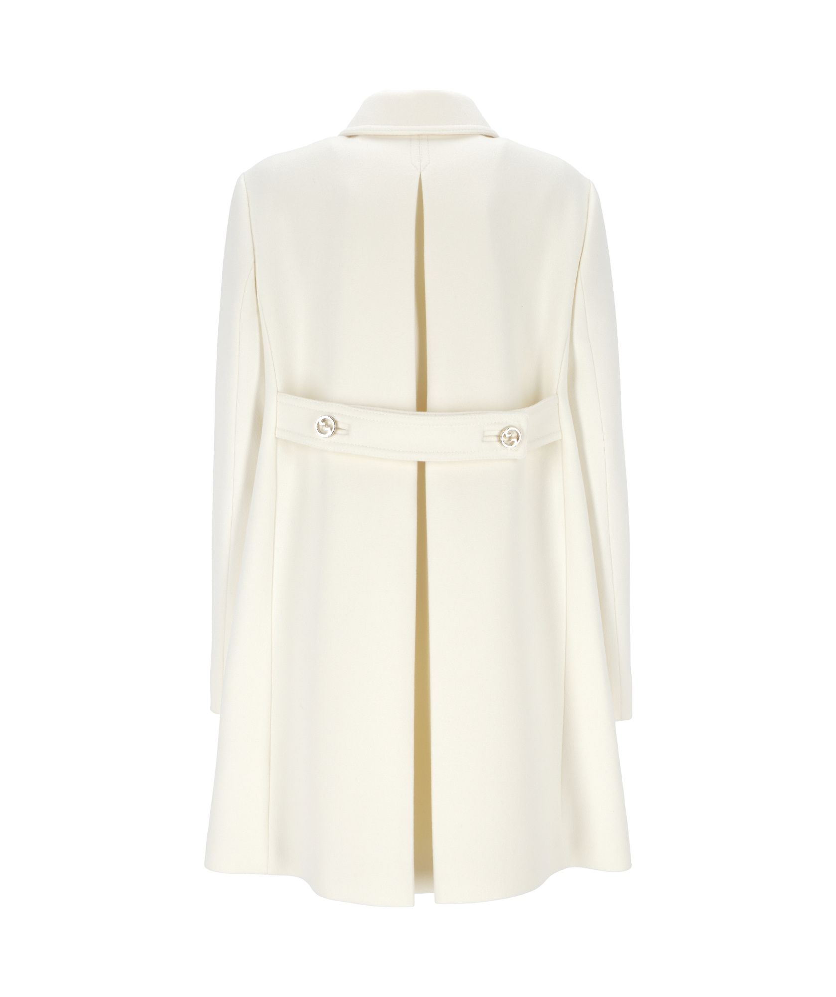 Gucci Interlocking G-buttons Coat In White