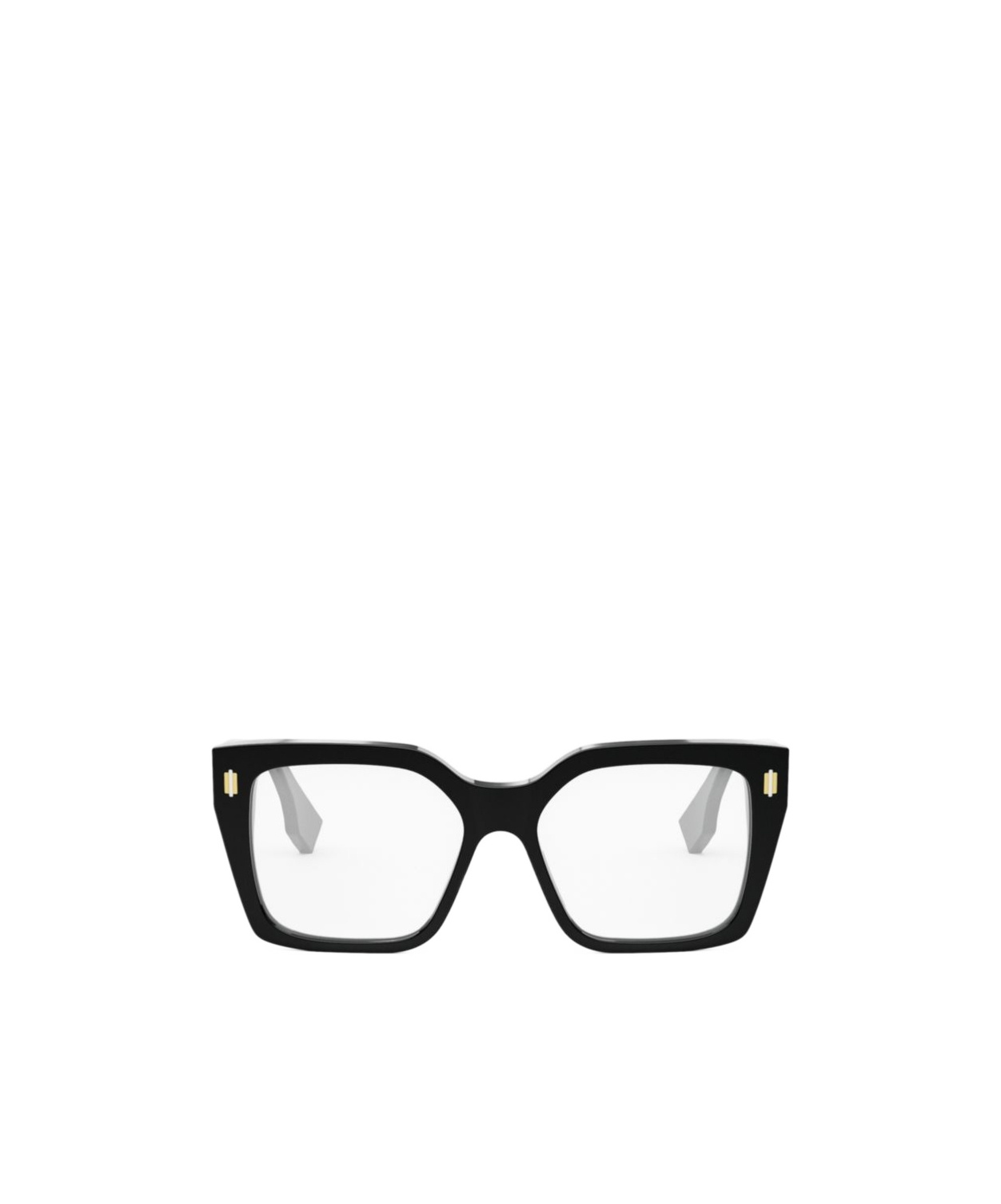 Fendi Eyewear Square Frame Glasses In Black