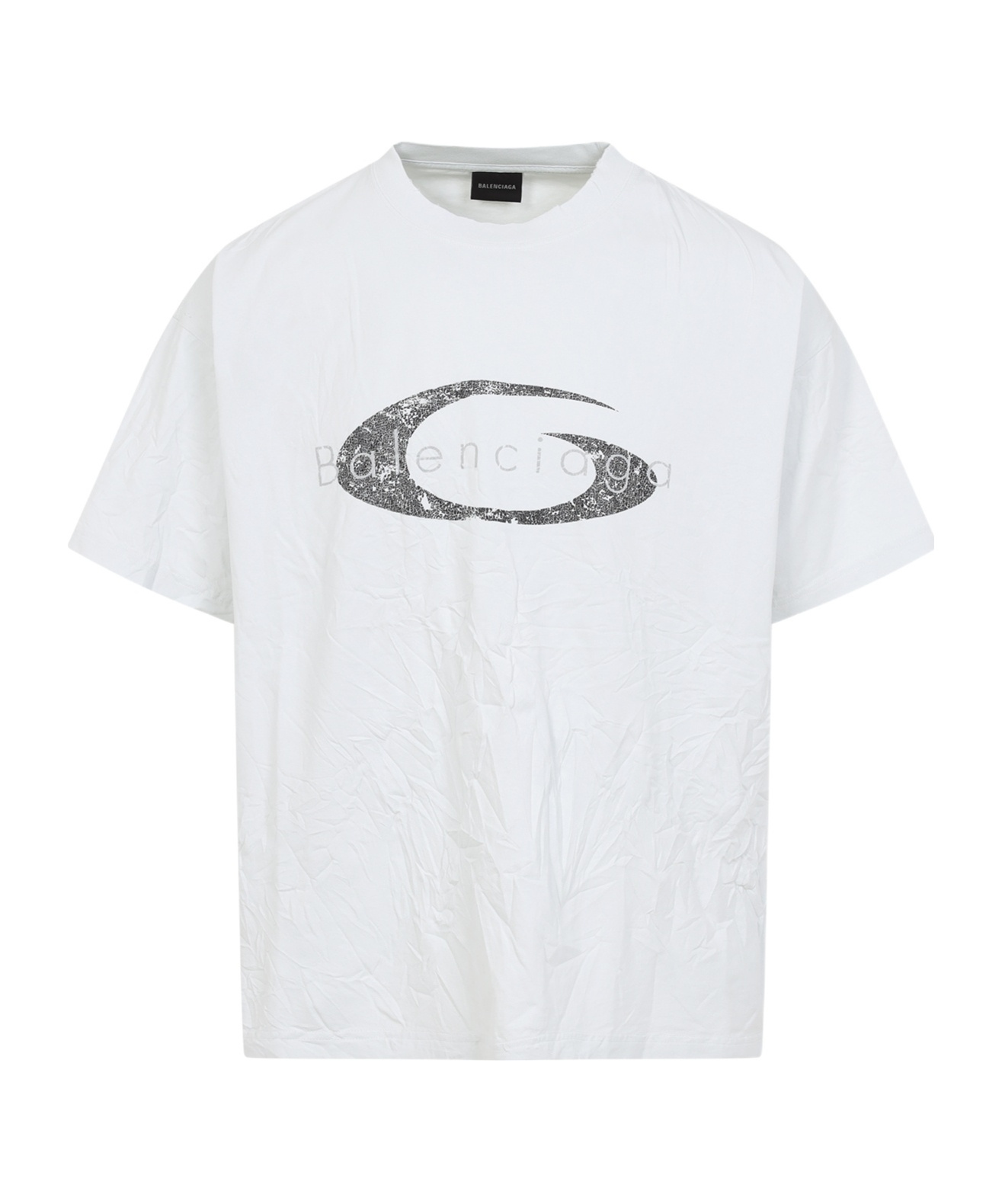 Balenciaga Short Sleeve T-shirt In White
