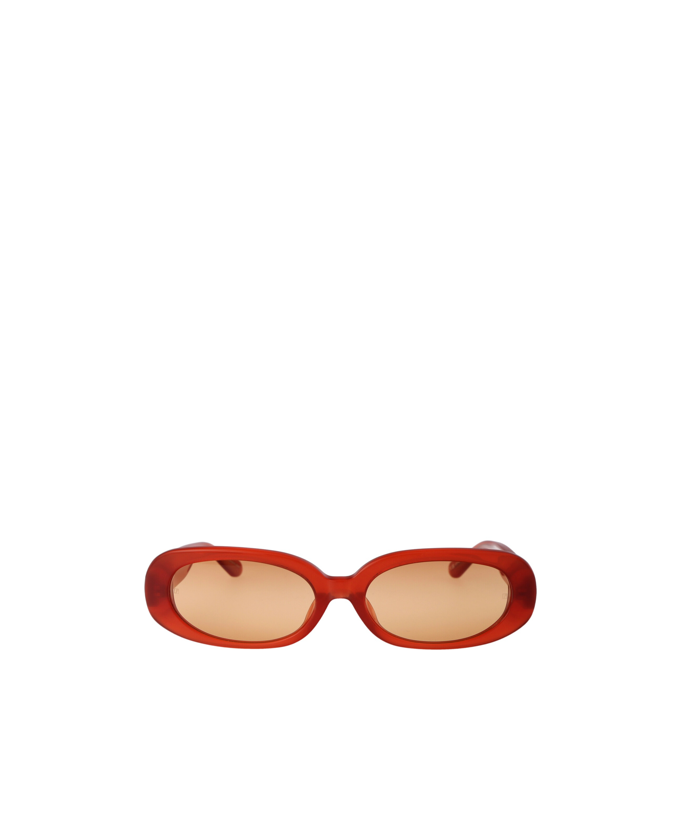 Linda Farrow Cara Oval-frame Tinted Sunglasses