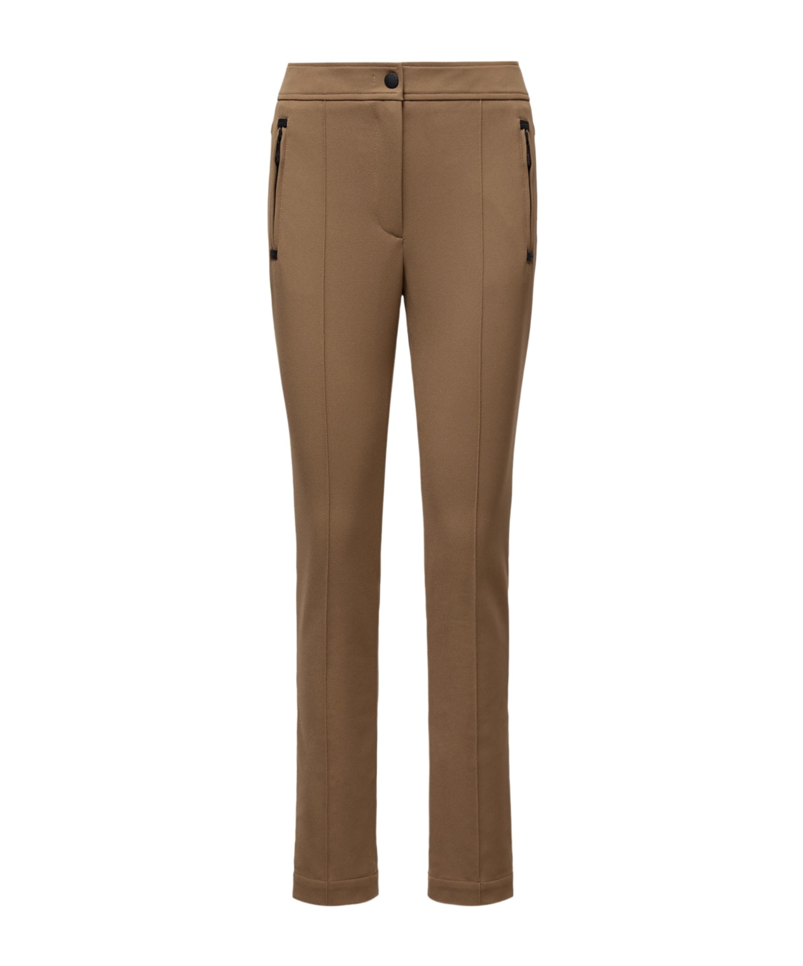 Moncler Grenoble Mid Rise Twill Ski Trousers In Brown