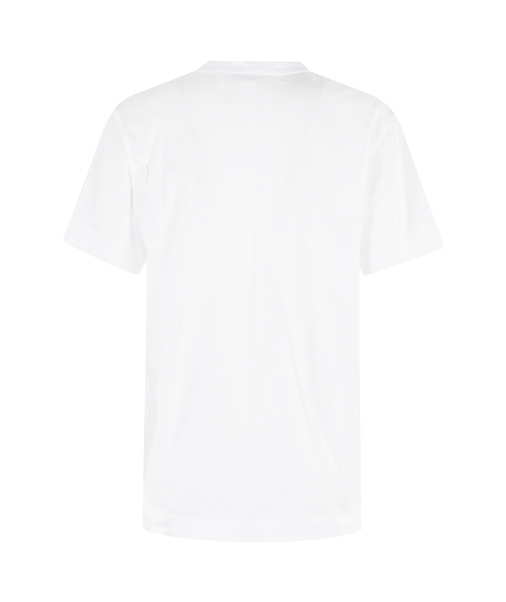 Comme Des Garçons Play Printed And Embroidered T-shirt In White