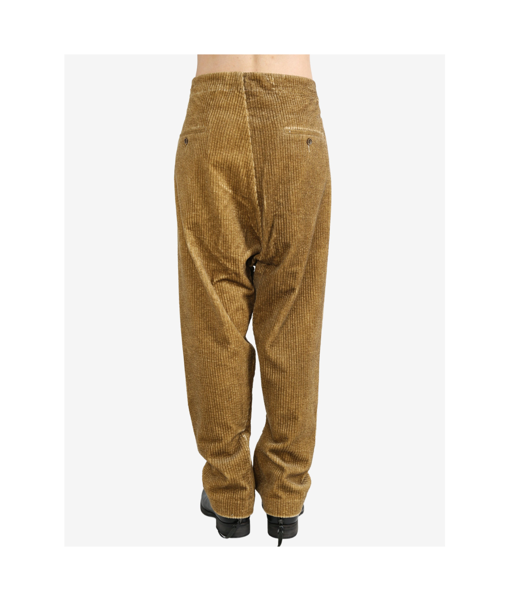 Uma Wang Drawstring Casual Pants In Green