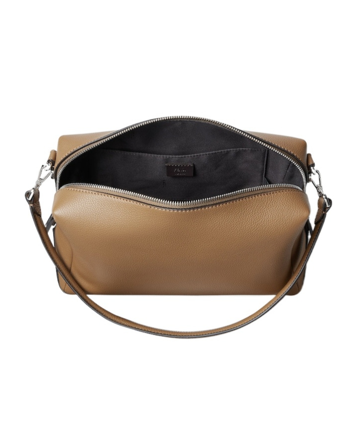 Fendi Medium Lui Zip-fastening Shoulder Bag In Brown