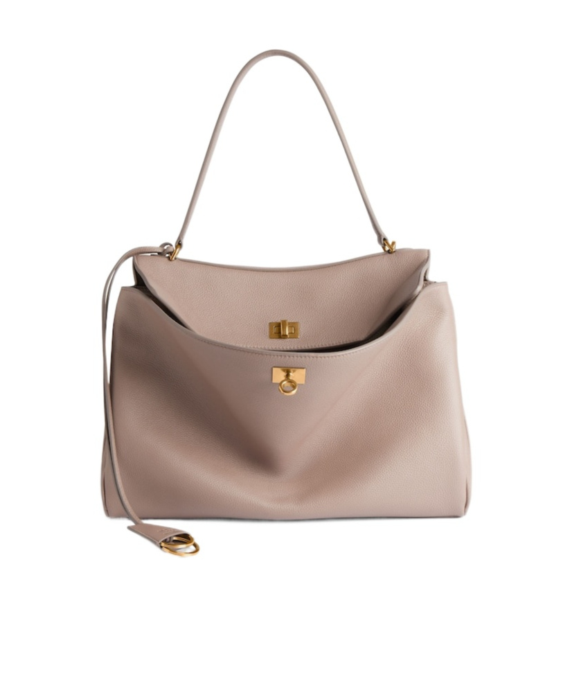 Balenciaga Medium Leather Rodeo Top-handle Bag