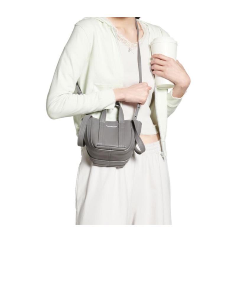 Balenciaga Mini Everyday 2.0 Tote Bag In Gray