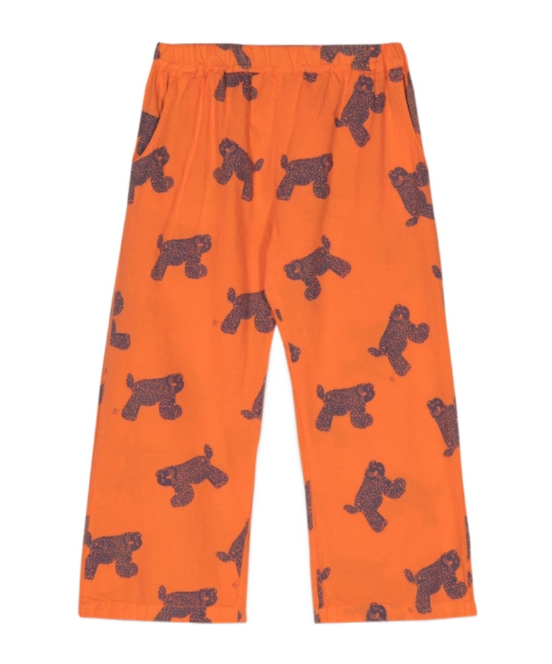 Bobo Choses Patterned Trousers In Orange