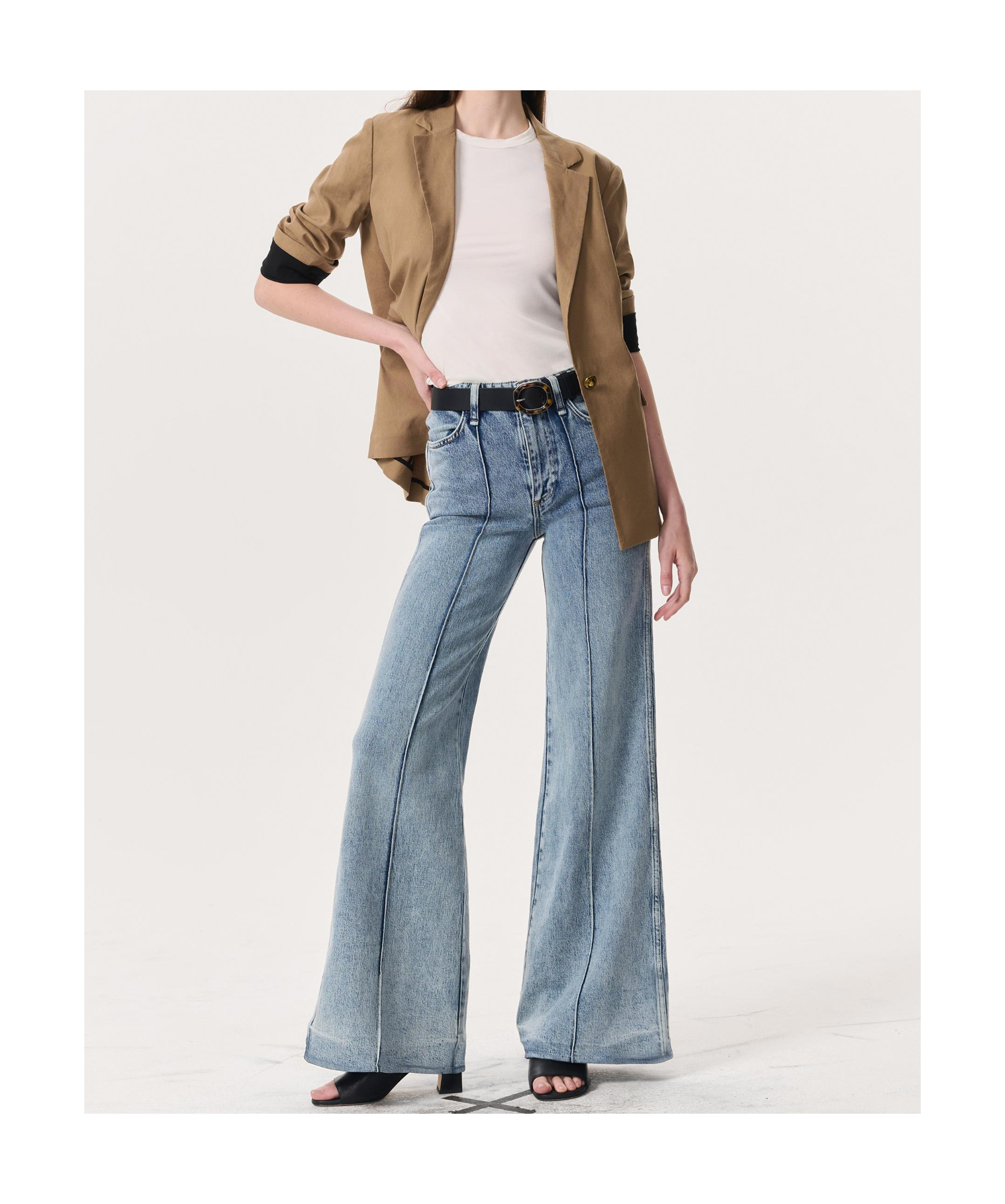 Rag & Bone Skylar High-rise Trouser Jeans In Light Indigo
