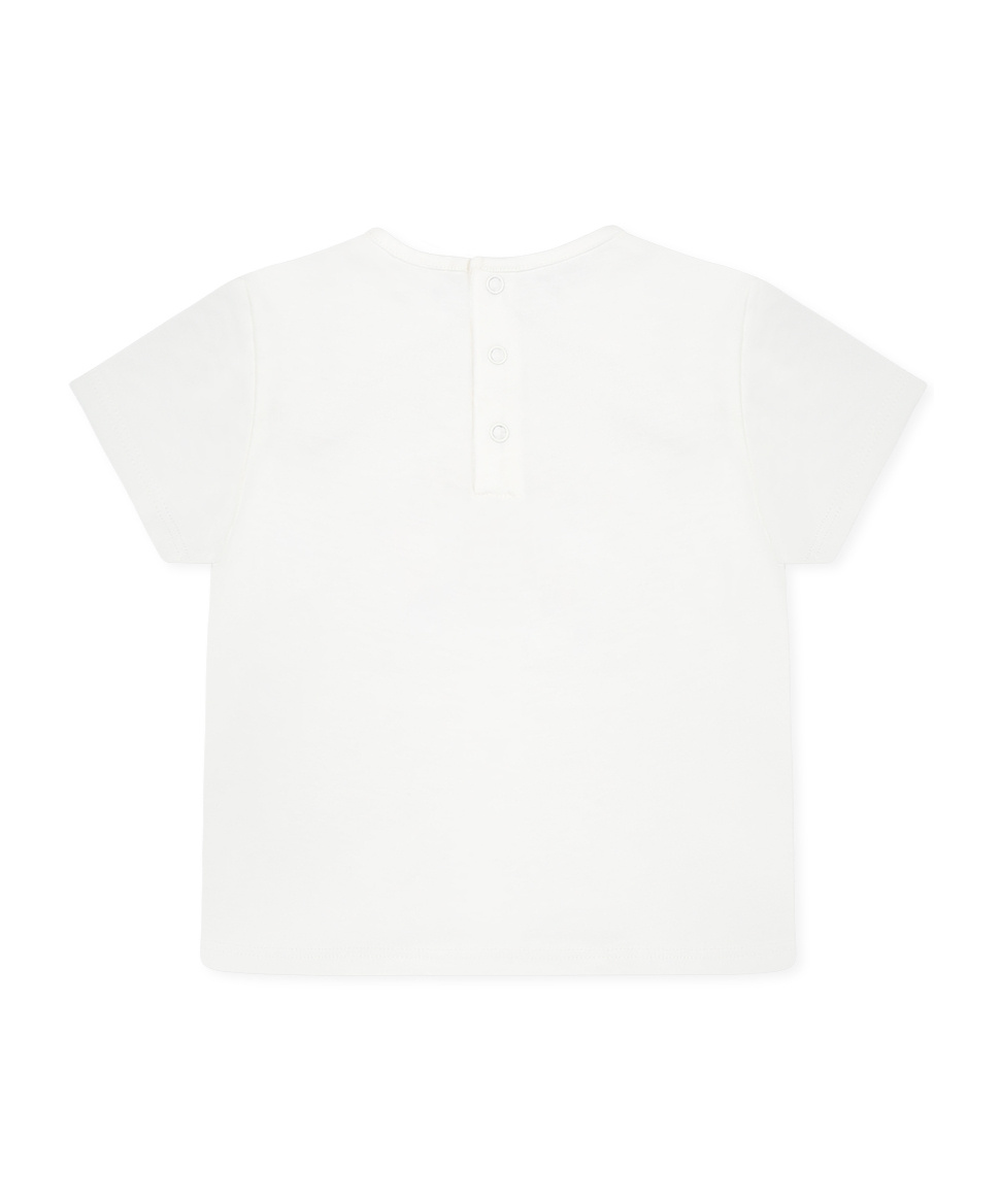Chloé Logo-embroidered Cotton T-shirt In White