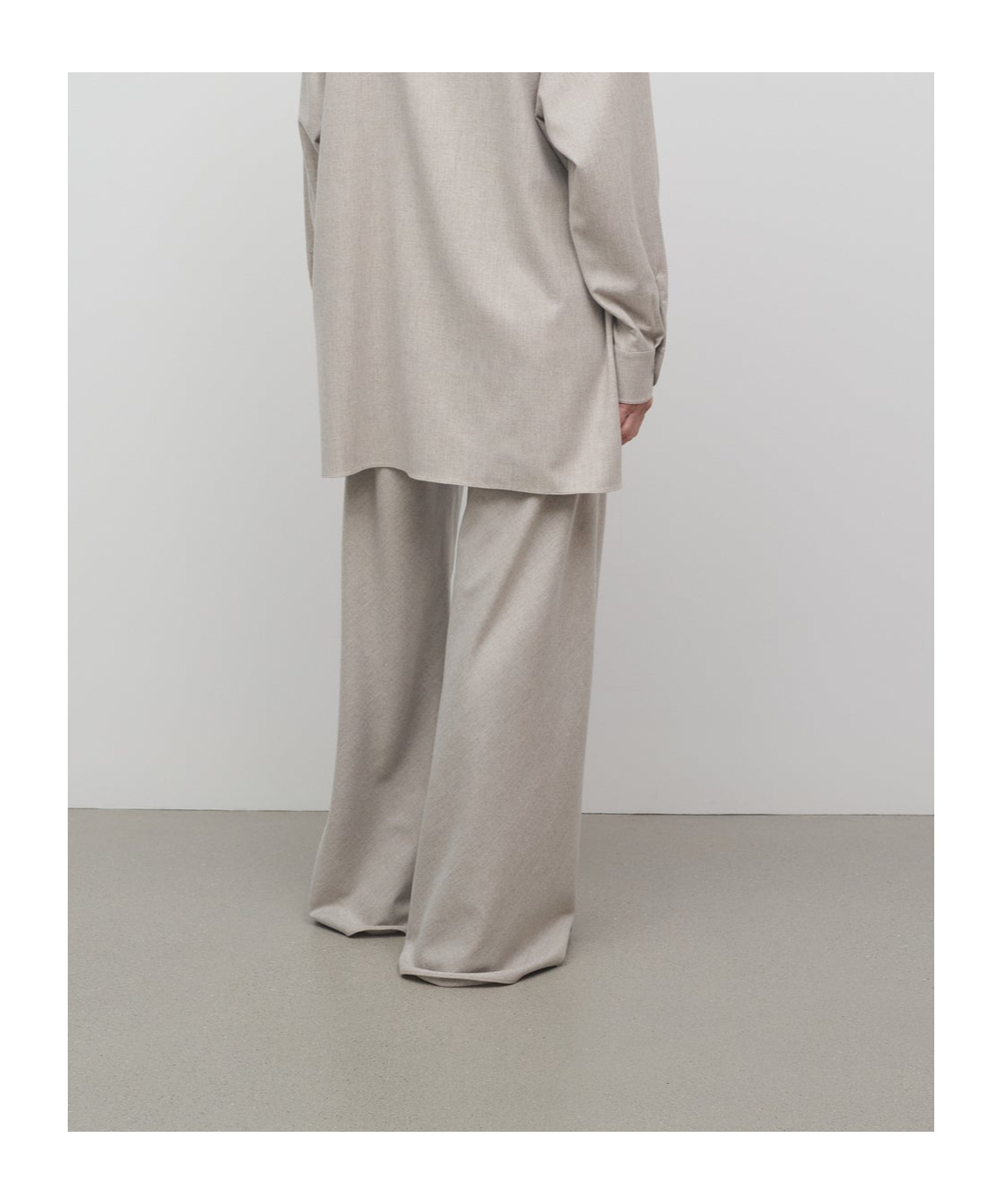 Shop The Row Gala Wide Leg Pants In Nude