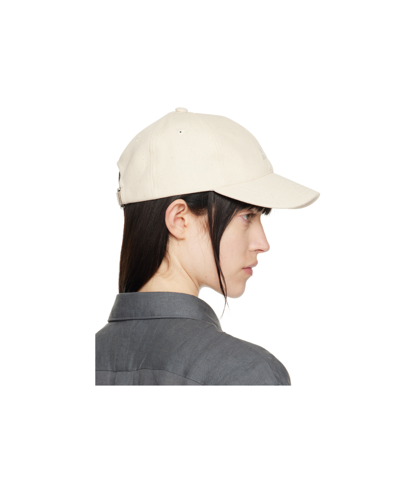 Apc Adjustable Baseball Cap In White