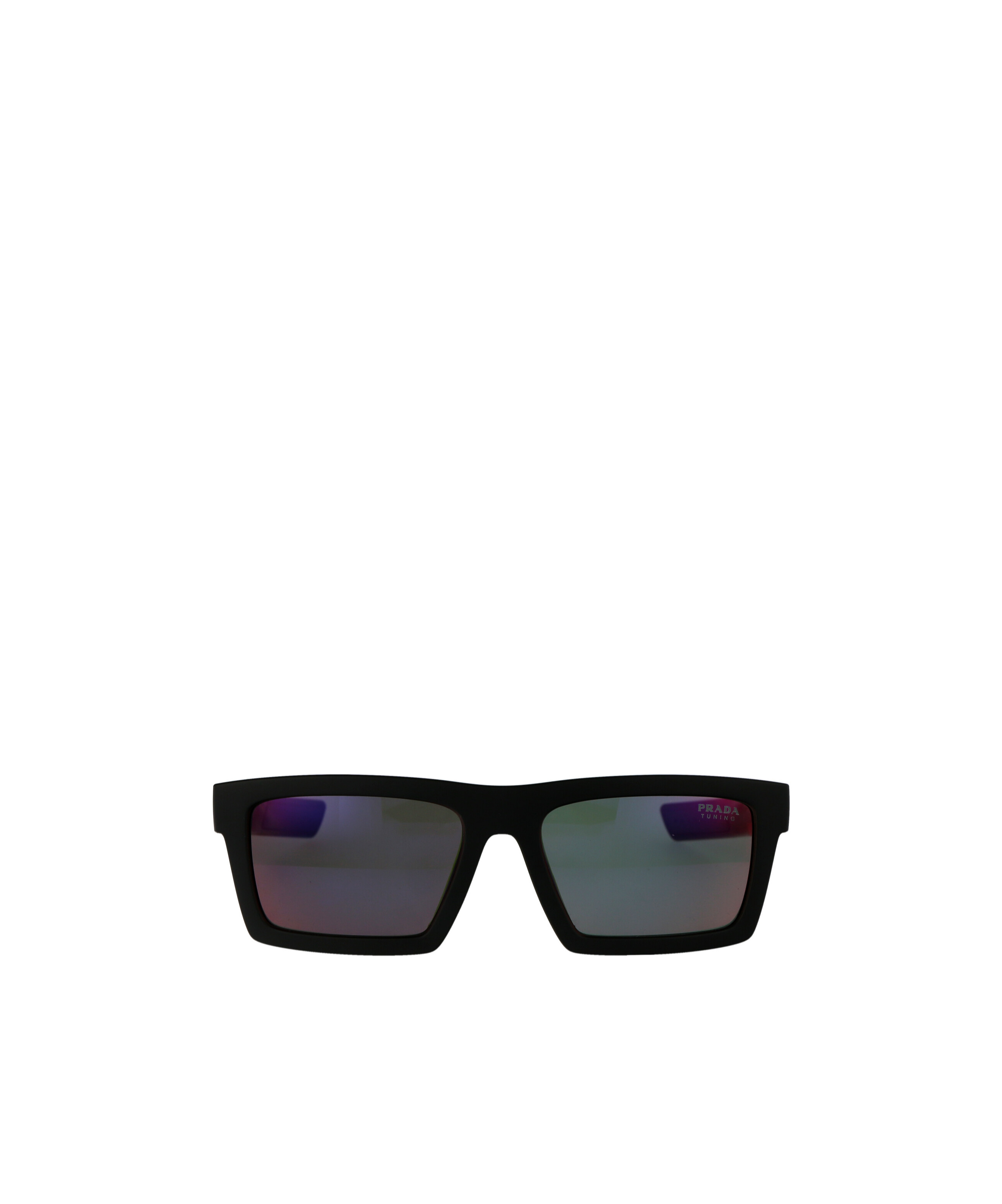 Prada Eyewear Rectangular Frame Sunglasses In Black
