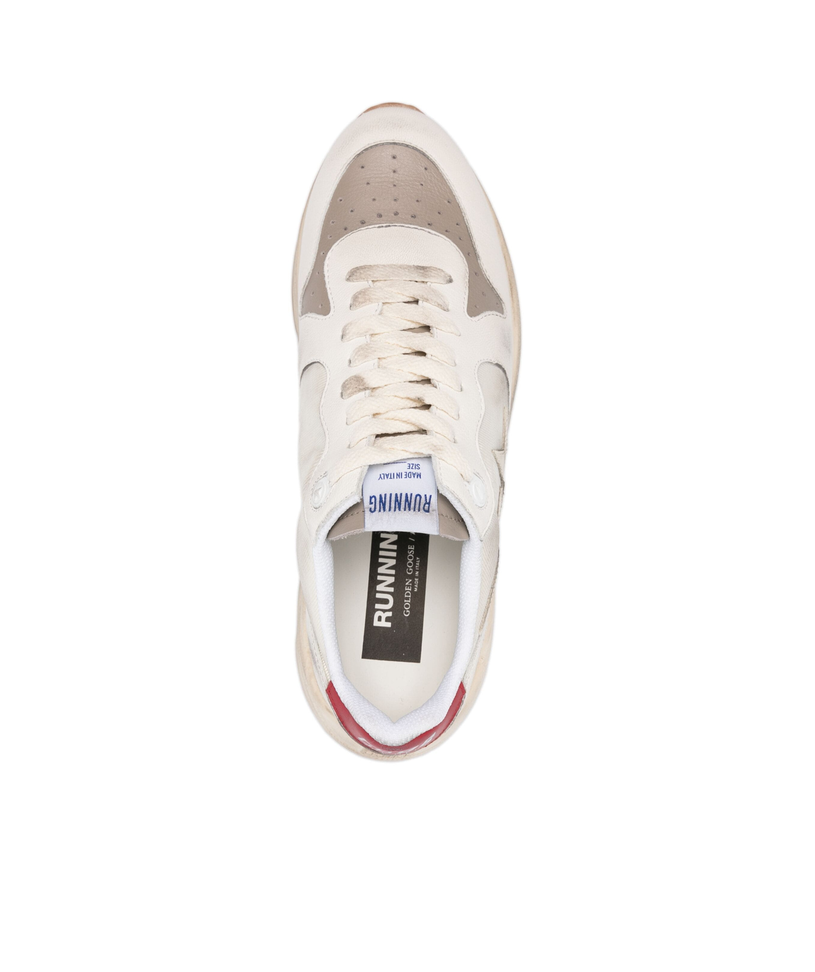Golden Goose Running Sole Sneakers In White