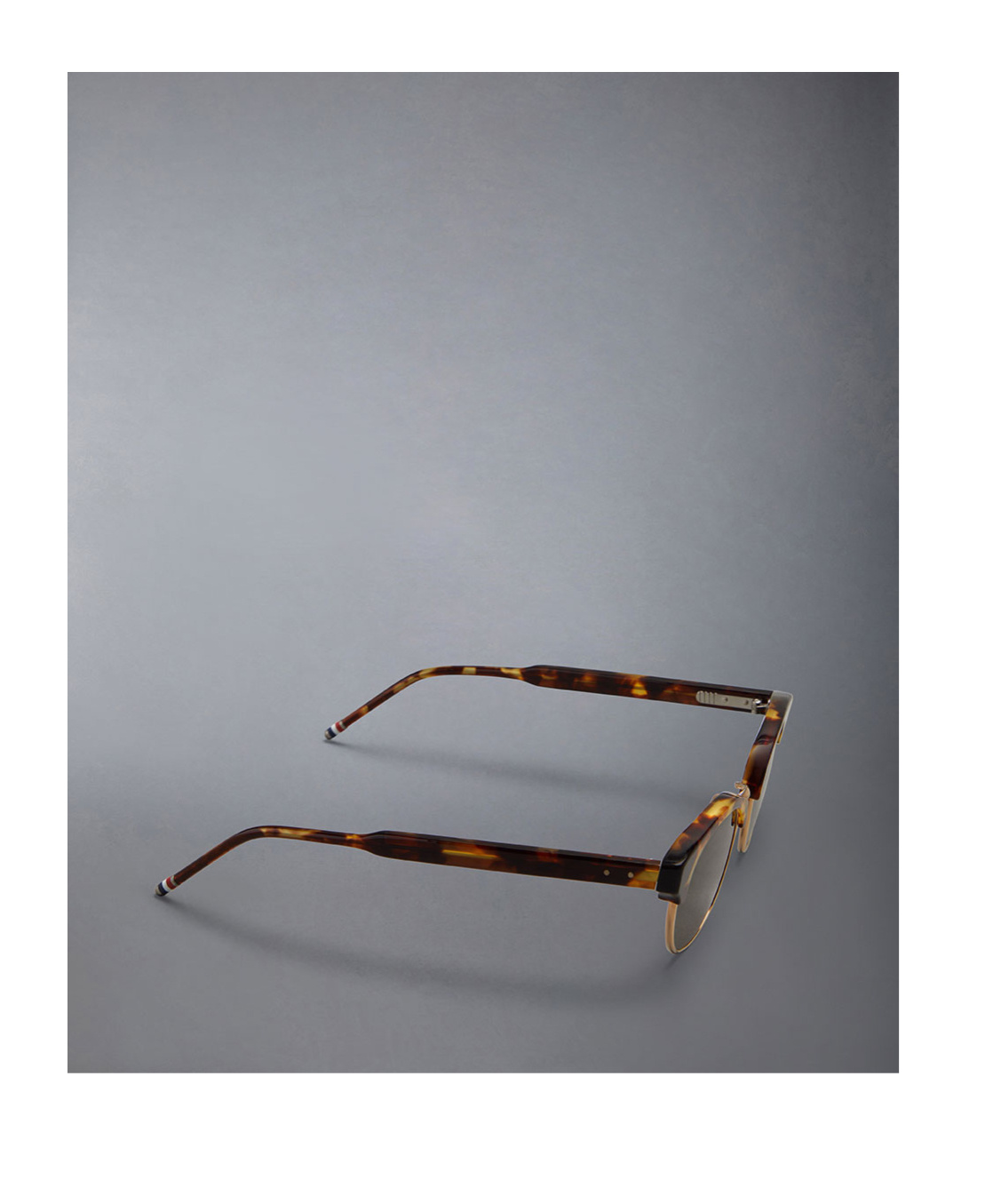Shop Thom Browne Eyewear Round Frame Sunglasses In Green
