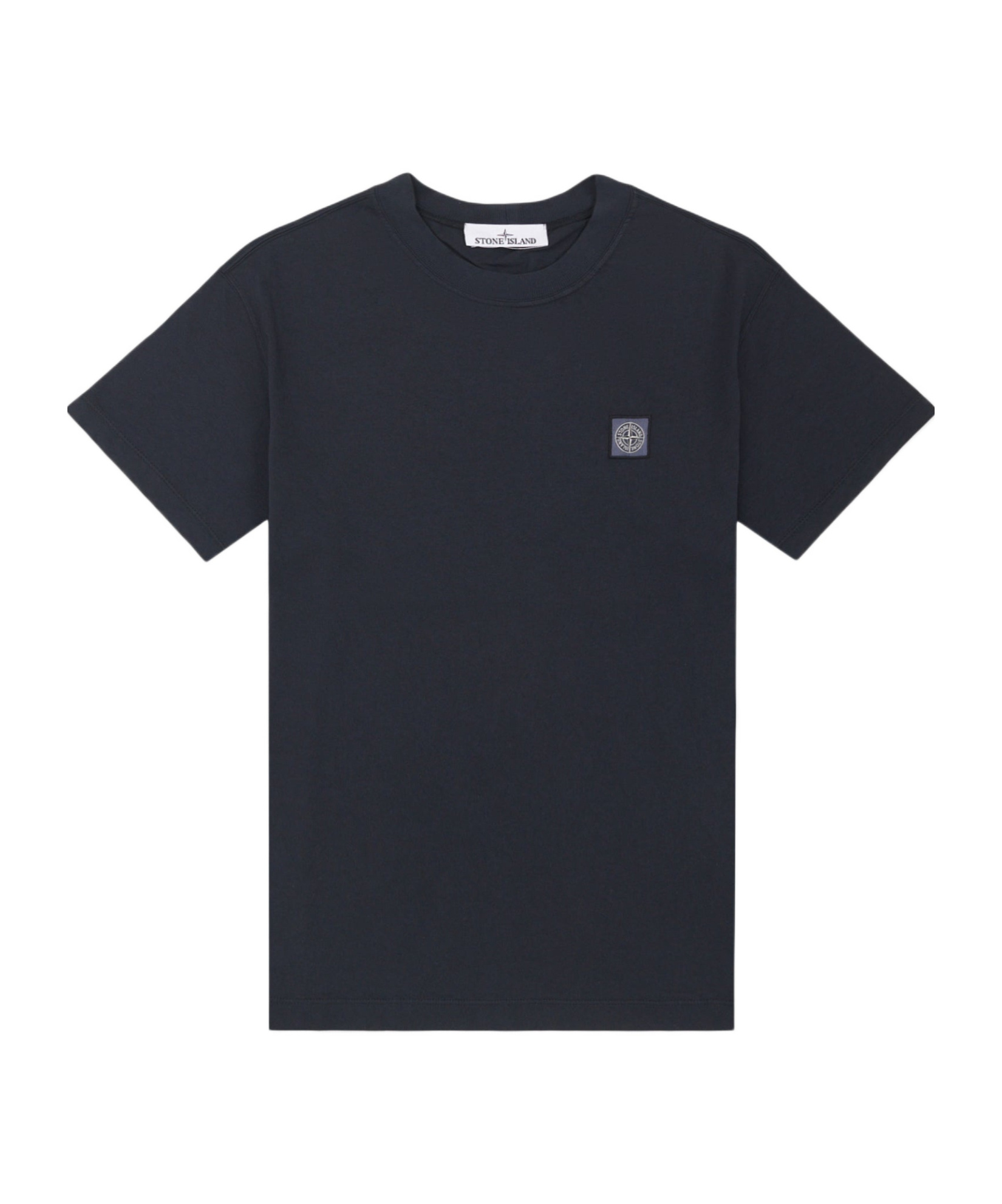 Stone Island Compass Patch Cotton Jersey T-shirt Clothing In Black