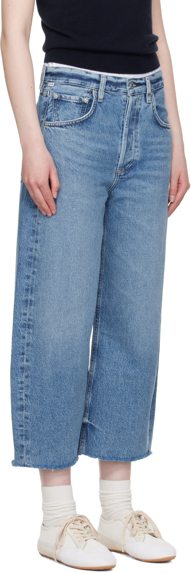 Citizen Of Humanity Jeans With Belt Loops In Blue
