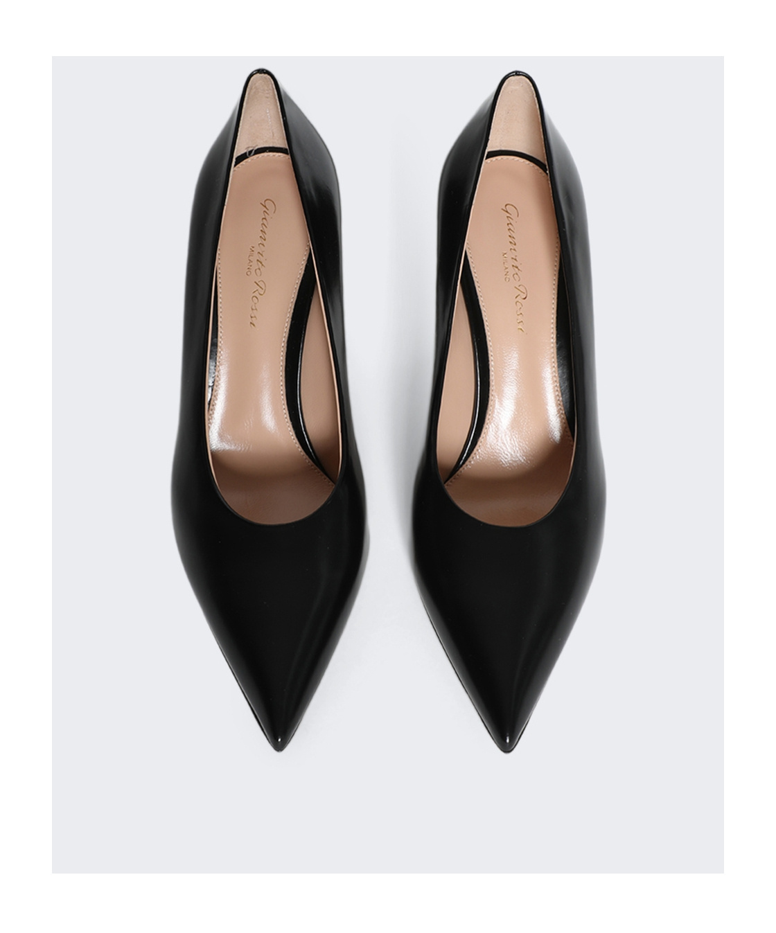 Shop Gianvito Rossi Pointed Toe Slip-on Pumps In Black