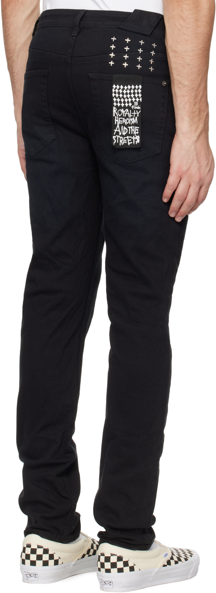 Shop Ksubi Jeans With Belt Loops In Black