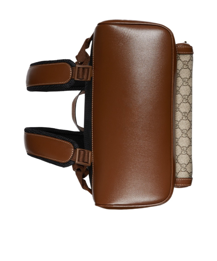 Gucci Gg Supreme Canvas Backpack In Nude