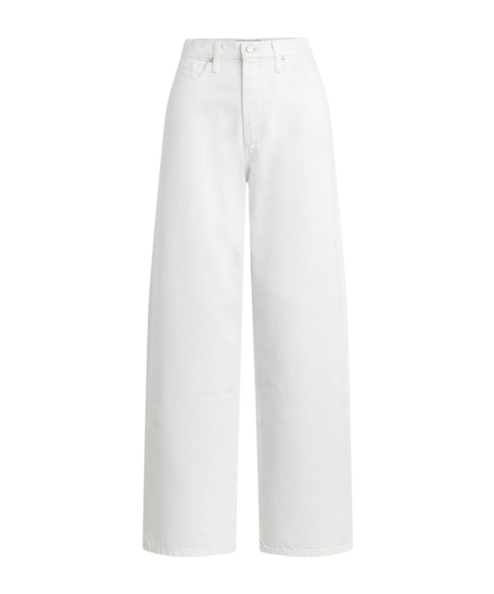 Shop Joe's Jeans Denim Trousers With Belt Loops In White