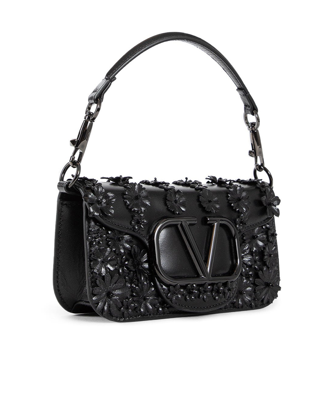 Valentino Locò Shoulder Bag In Black