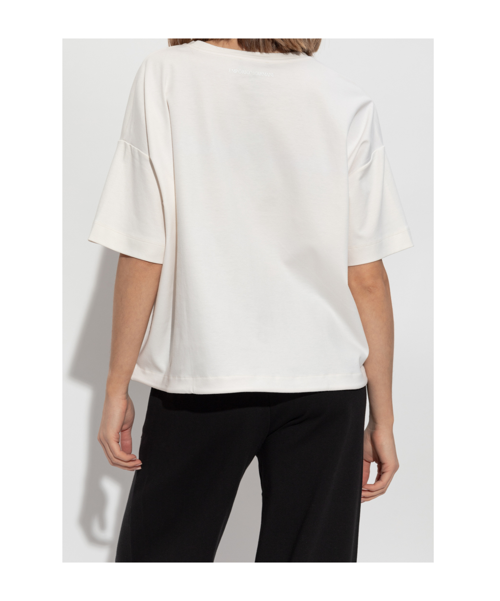 EMPORIO ARMANI LOGO-EMBELLISHED T-SHIRT