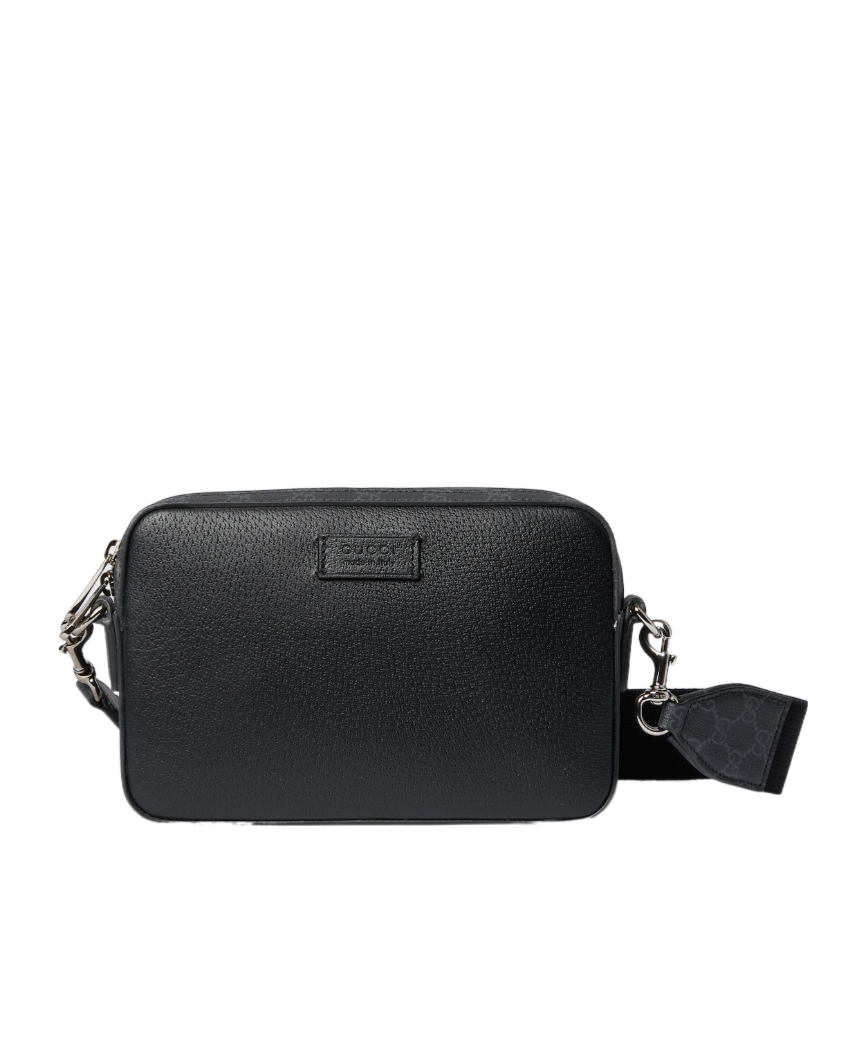 Gucci Small Gg Crossbody Bag With Tag In Black
