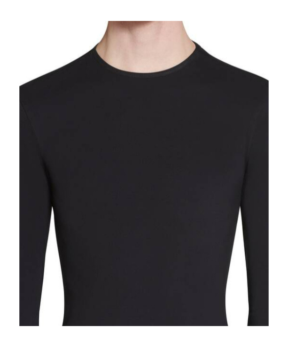 Balenciaga Outside Loop Long-sleeve Top In Black