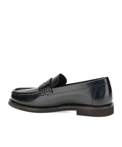 Brunello Cucinelli Leather Loafers In Blue