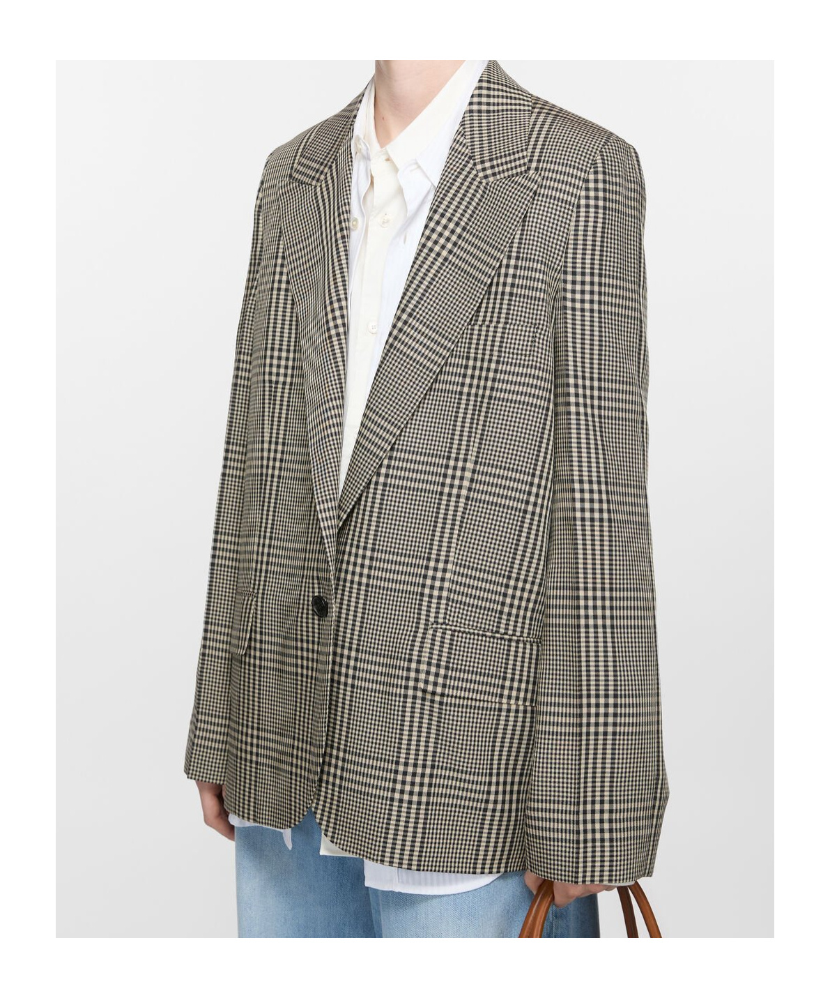 Acne Studios Single-breasted Jacket - Regular Fit In Multicolor