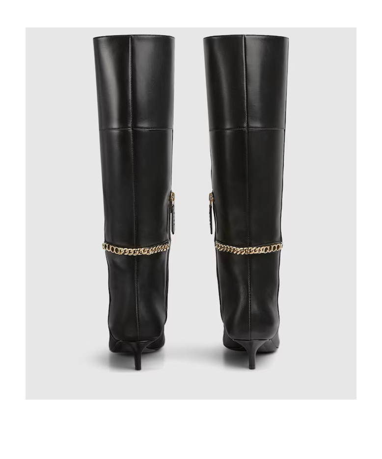 Gucci Signoria Leather Knee-high Boots